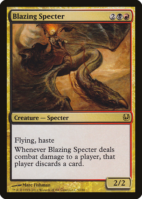 Blazing Specter - Duel Decks: Ajani vs. Nicol Bolas Rare Card