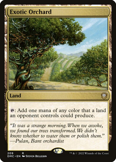 Exotic Orchard - Dominaria United Commander Rare Card