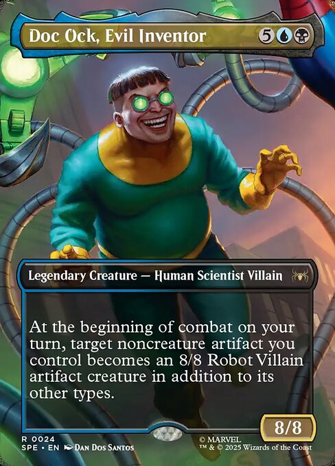 Doc Ock, Evil Inventor - Marvel's Spider-Man Eternal Rare Card