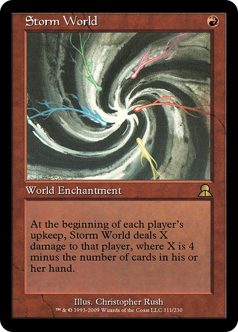 Storm World - Masters Edition III Rare Card