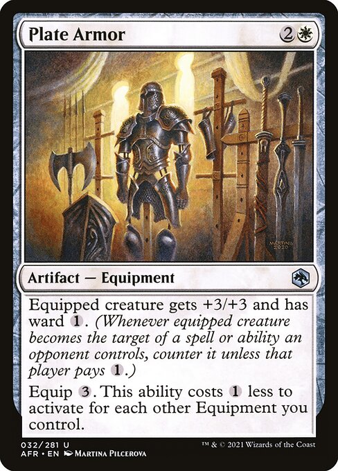 Plate Armor - Adventures in the Forgotten Realms Uncommon Card