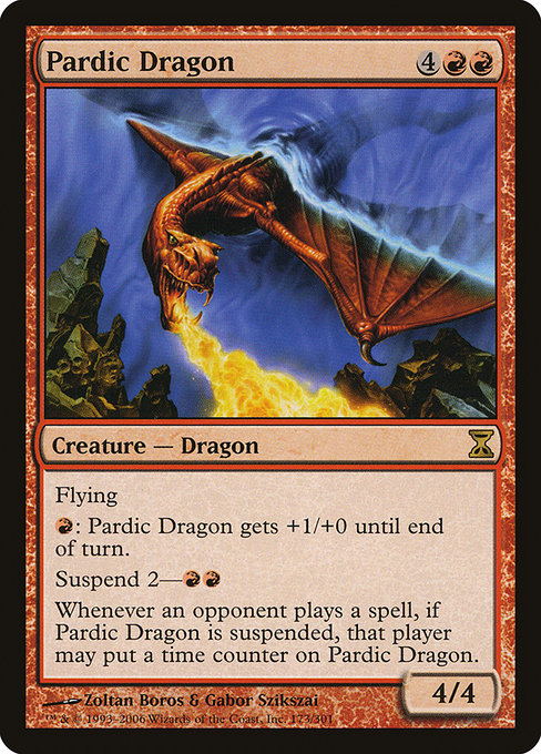 Pardic Dragon - Time Spiral Rare Card