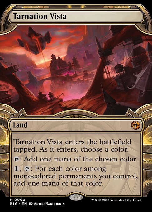 Tarnation Vista - The Big Score Mythic Card