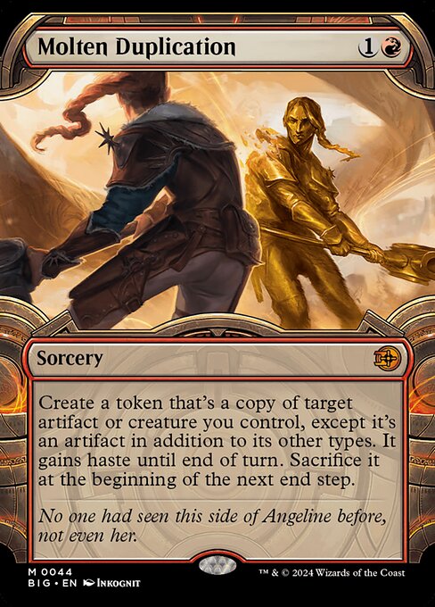 Molten Duplication - The Big Score Mythic Card