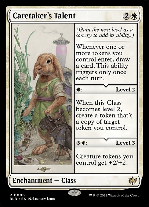 Caretaker's Talent - Bloomburrow Rare Card