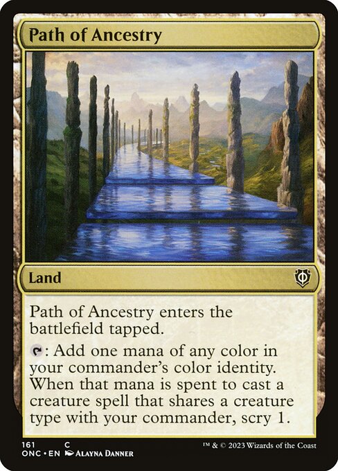 Path of Ancestry - Phyrexia: All Will Be One Commander Common Card