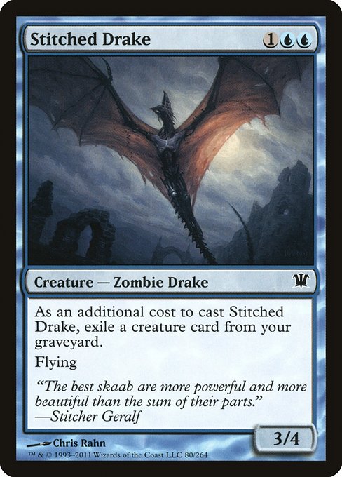 Stitched Drake - Innistrad Common Card