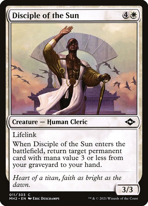 Disciple of the Sun - Modern Horizons 2 Common Card