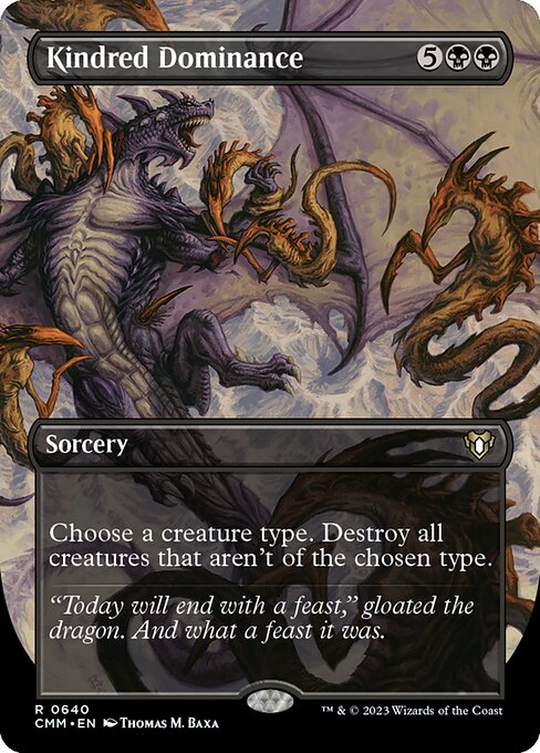 Kindred Dominance - Commander Masters Rare Card