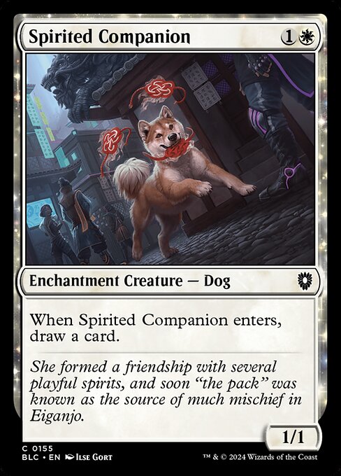 Spirited Companion - Bloomburrow Commander Common Card