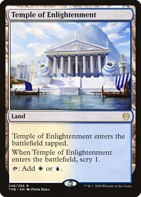 Temple of Enlightenment - Theros Beyond Death Rare Card