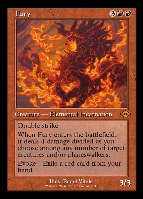 Fury - Modern Horizons 2 Timeshifts Mythic Card