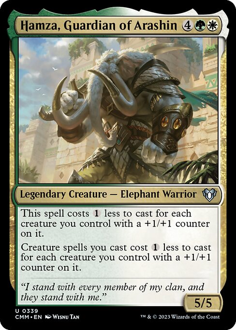 Hamza, Guardian of Arashin - Commander Masters Uncommon Card