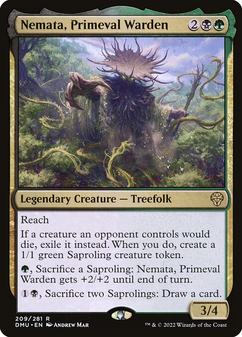Nemata, Primeval Warden - Dominaria United Rare Card