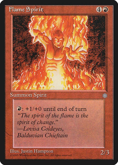 Flame Spirit - Ice Age Uncommon Card