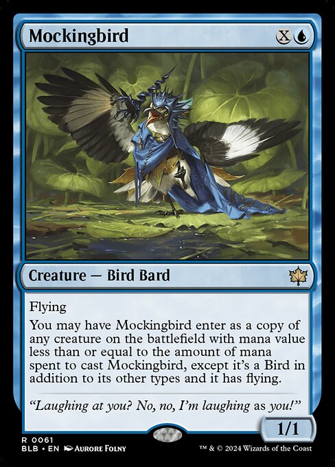 Mockingbird - Bloomburrow Rare Card