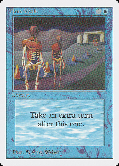 Time Walk - Unlimited Edition Rare Card