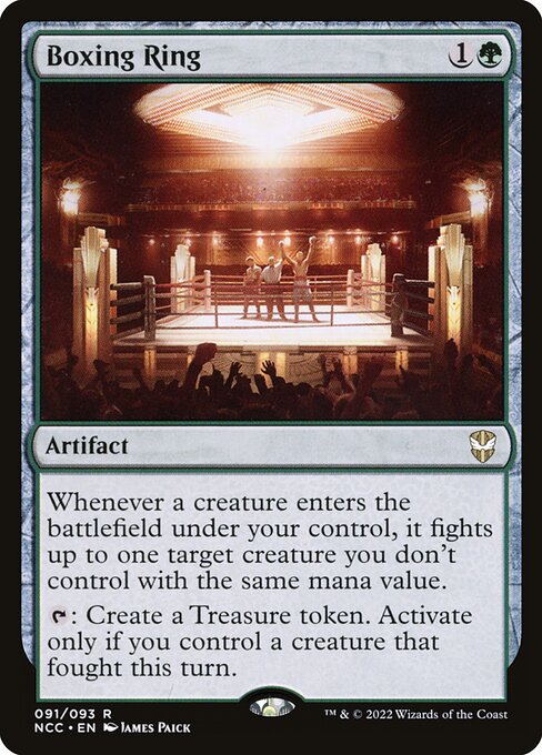 Boxing Ring - New Capenna Commander Rare Card