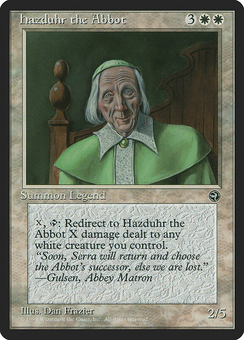 Hazduhr the Abbot - Homelands Rare Card