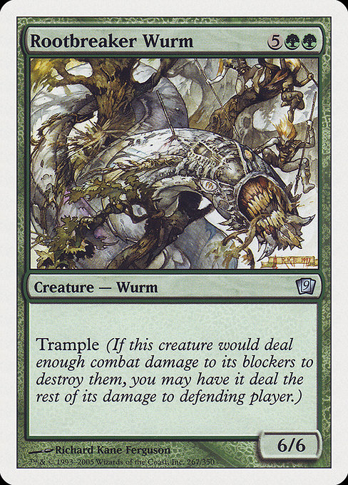 Rootbreaker Wurm - Ninth Edition Uncommon Card