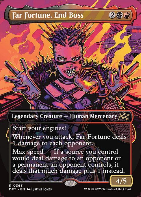 Far Fortune, End Boss - Aetherdrift Rare Card