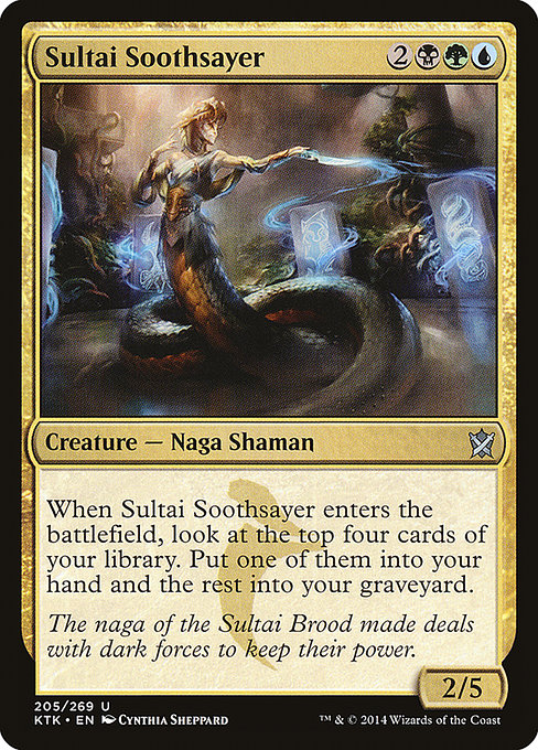 Sultai Soothsayer - Khans of Tarkir Uncommon Card