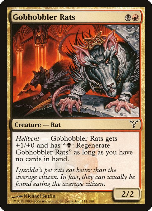 Gobhobbler Rats - Dissension Common Card