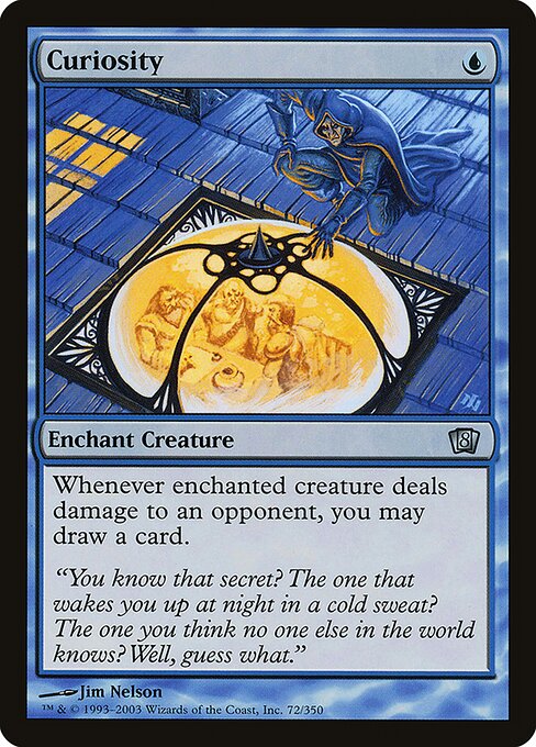 Curiosity - Eighth Edition Uncommon Card