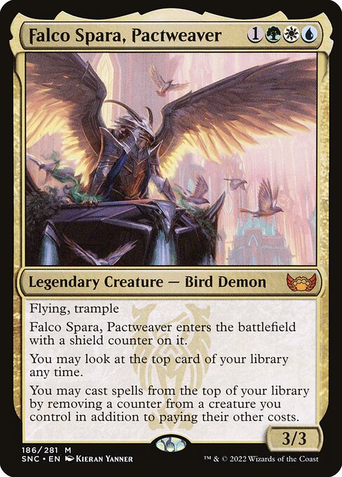 Falco Spara, Pactweaver - Streets of New Capenna Mythic Card
