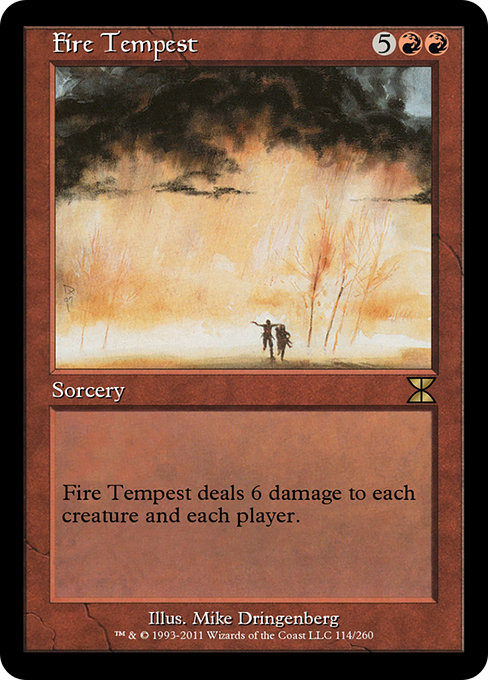 Fire Tempest - Masters Edition IV Rare Card