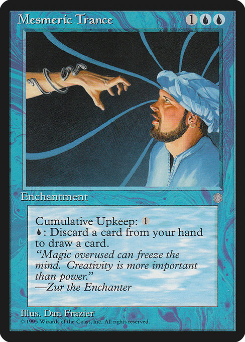 Mesmeric Trance - Ice Age Rare Card