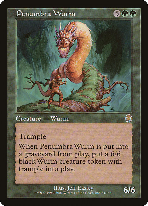 Penumbra Wurm - Apocalypse Rare Card