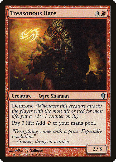 Treasonous Ogre - Conspiracy Uncommon Card