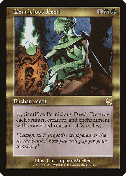 Pernicious Deed - Apocalypse Rare Card