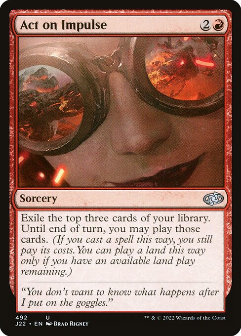 Act on Impulse - Jumpstart 2022 Uncommon Card