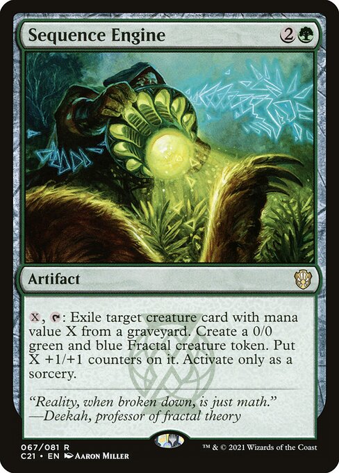 Sequence Engine - Commander 2021 Rare Card