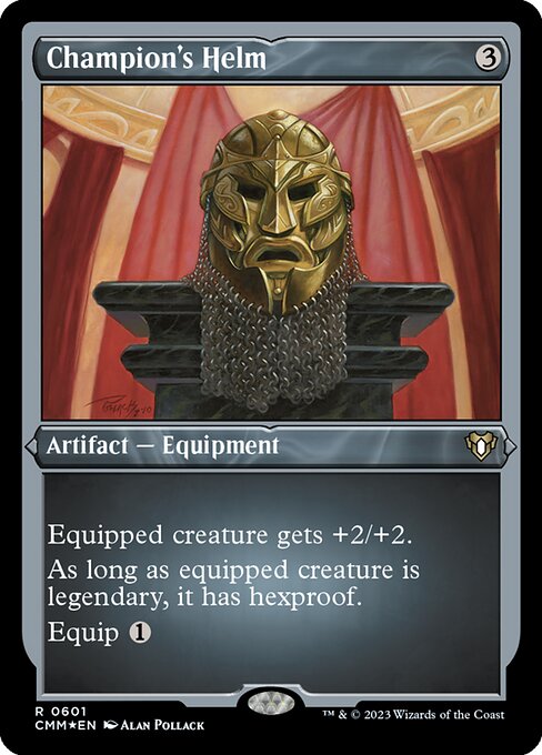 Champion's Helm - Commander Masters Rare Card