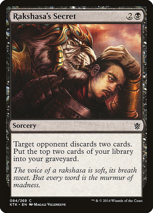 Rakshasa's Secret - Khans of Tarkir Common Card