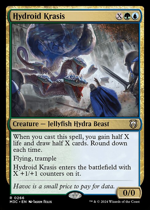 Hydroid Krasis - Modern Horizons 3 Commander Rare Card