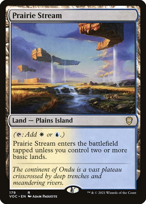 Prairie Stream - Crimson Vow Commander Rare Card