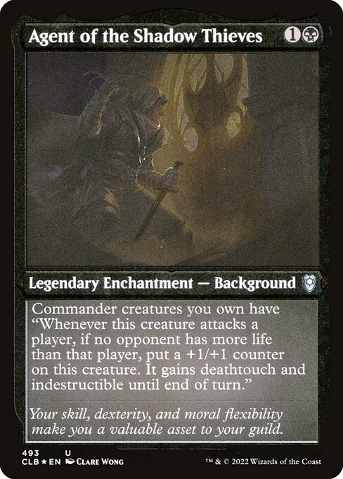 Agent of the Shadow Thieves - Commander Legends: Battle for Baldur's Gate Uncommon Card