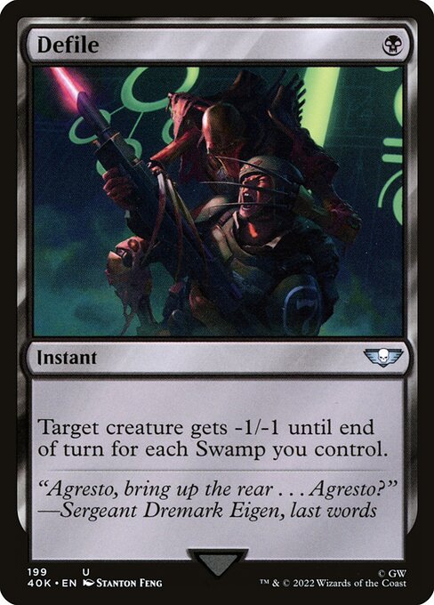 Defile - Warhammer 40,000 Commander Uncommon Card