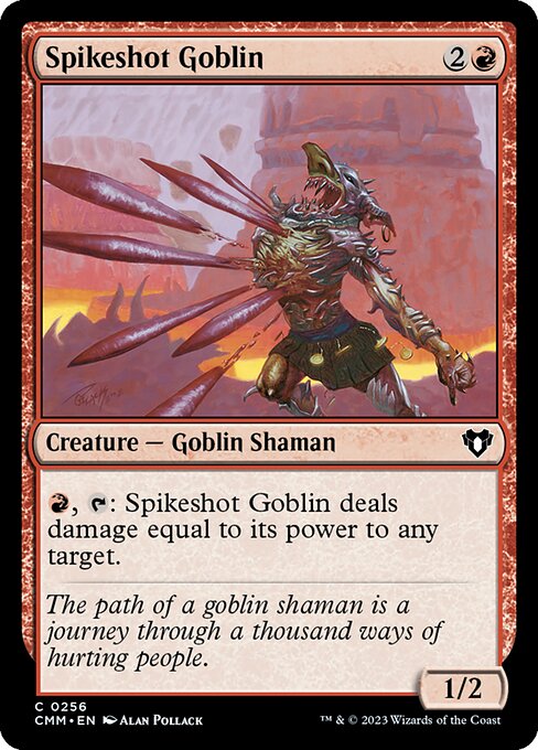 Spikeshot Goblin - Commander Masters Common Card