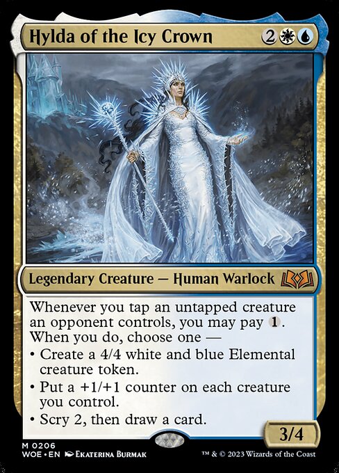 Hylda of the Icy Crown - Wilds of Eldraine Mythic Card