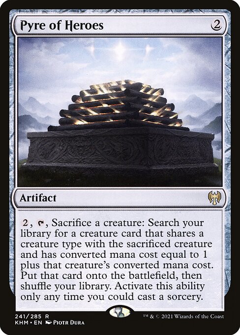Pyre of Heroes - Kaldheim Rare Card