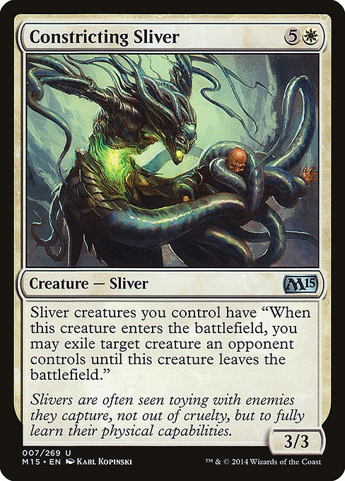 Constricting Sliver - Magic 2015 Uncommon Card