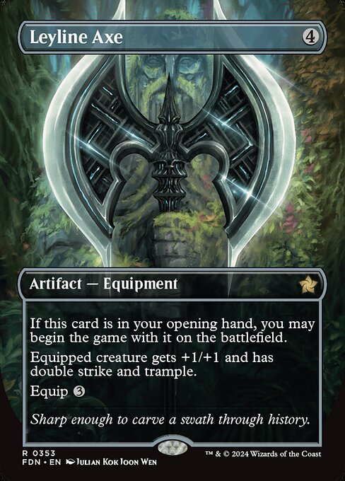 Leyline Axe - Foundations Rare Card