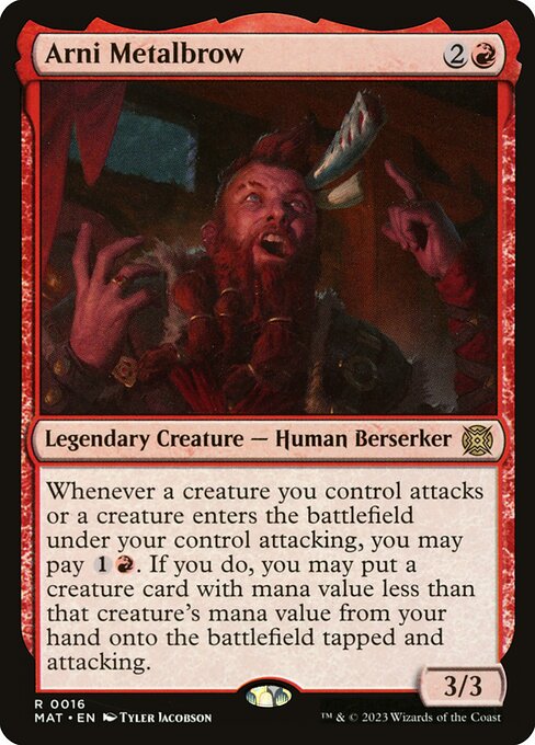 Arni Metalbrow - March of the Machine: The Aftermath Rare Card