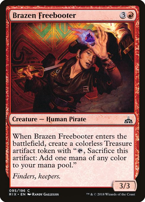 Brazen Freebooter - Rivals of Ixalan Common Card
