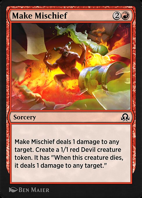 Make Mischief - Shadows over Innistrad Remastered Common Card